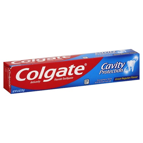 Image for Colgate Fluoride Toothpaste, Anticavity, Great Regular Flavor,6oz from Yost Pharmacy