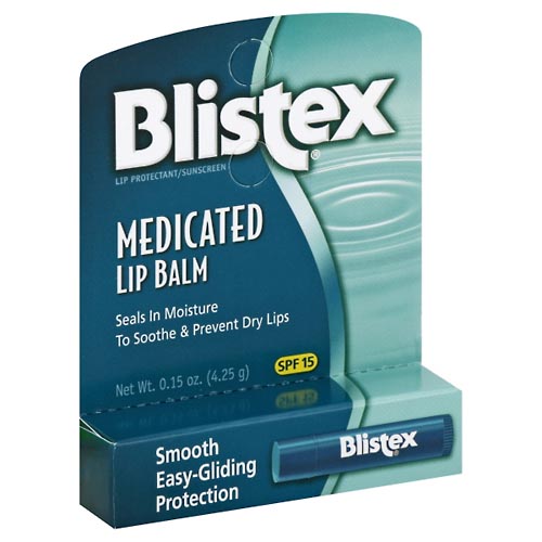 Image for Blistex Lip Balm, Medicated, SPF 15,0.15oz from Yost Pharmacy