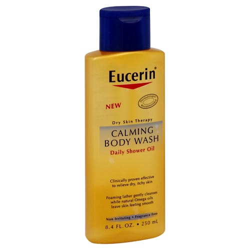 Image for Eucerin Daily Shower Oil, Calming Body Wash,8.4oz from Yost Pharmacy