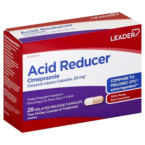 Image for Leader Acid Reducer, 20 mg, Delayed Release Capsules,2ea from Yost Pharmacy