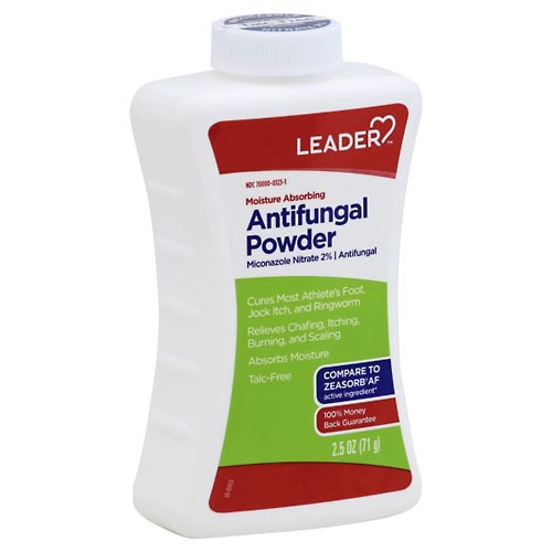 Image for Leader Antifungal Powder, Moisture Absorbing,2.5oz from Yost Pharmacy