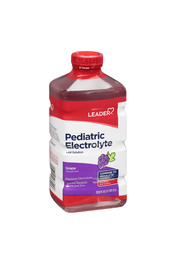Image for Leader Pediatric Electrolyte, Grape,33.8oz from Yost Pharmacy