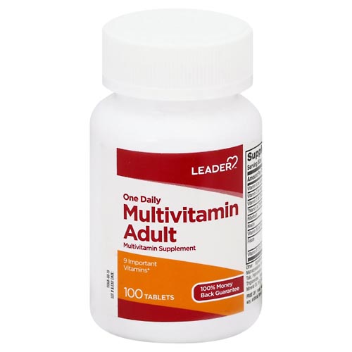 Image for Leader Multivitamin, One Daily, Adult,100ea from Yost Pharmacy