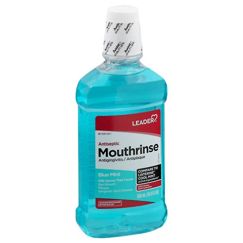 Image for Leader Mouthrinse, Blue Mint,500ml from Yost Pharmacy