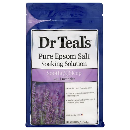 Image for Dr Teals Pure Epsom Salt, Soothe & Sleep,3lb from Yost Pharmacy