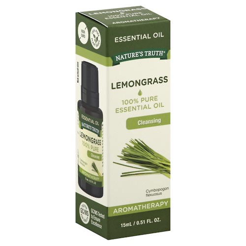 Image for Natures Truth Essential Oil, Lemongrass, Cleansing,0.51oz from Yost Pharmacy